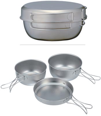 Titanium 3pcs Cook Set